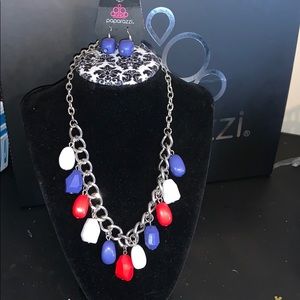 Necklace and earrings